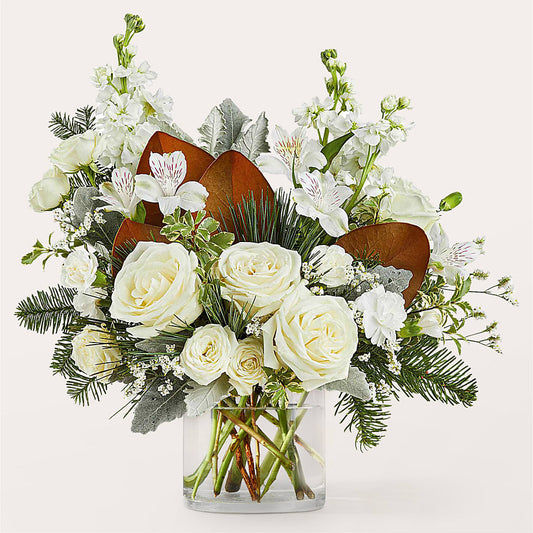 Fresh Snowfall Bouquet – PIERSON'S FLOWER SHOP & GREENHOUSES INC, Cedar Rapids IA