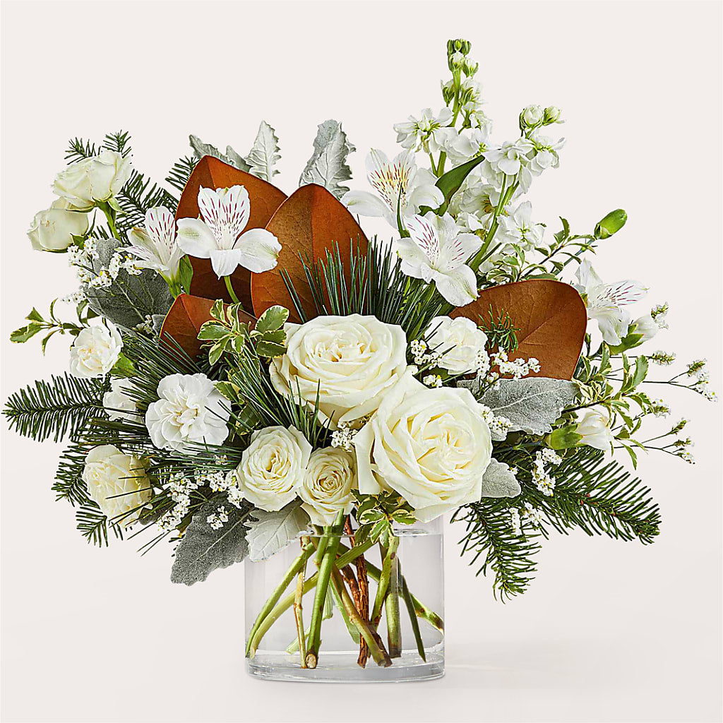 Fresh Snowfall Bouquet – PIERSON'S FLOWER SHOP & GREENHOUSES INC, Cedar Rapids IA