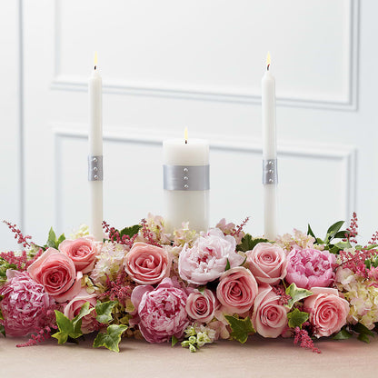 Worldwide Romance Unity Candle Arrangement – PIERSON'S FLOWER SHOP & GREENHOUSES INC, Cedar Rapids IA