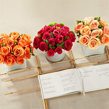 Dawn Rose Centerpiece – PIERSON'S FLOWER SHOP & GREENHOUSES INC, Cedar Rapids IA