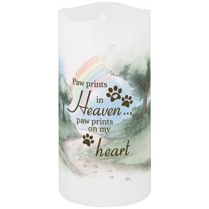 Paw Prints Everlasting Glow Candle